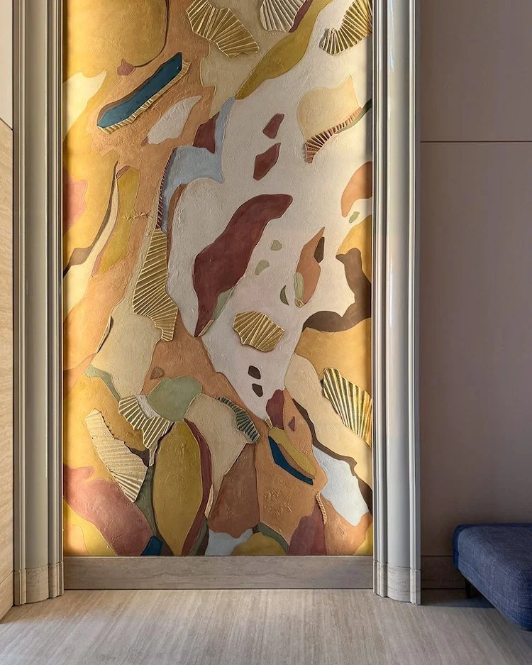 フランシュリッペ　キャンバス　アート Capella Taipei - Texture Mural - Mineral Meditations — Elsa